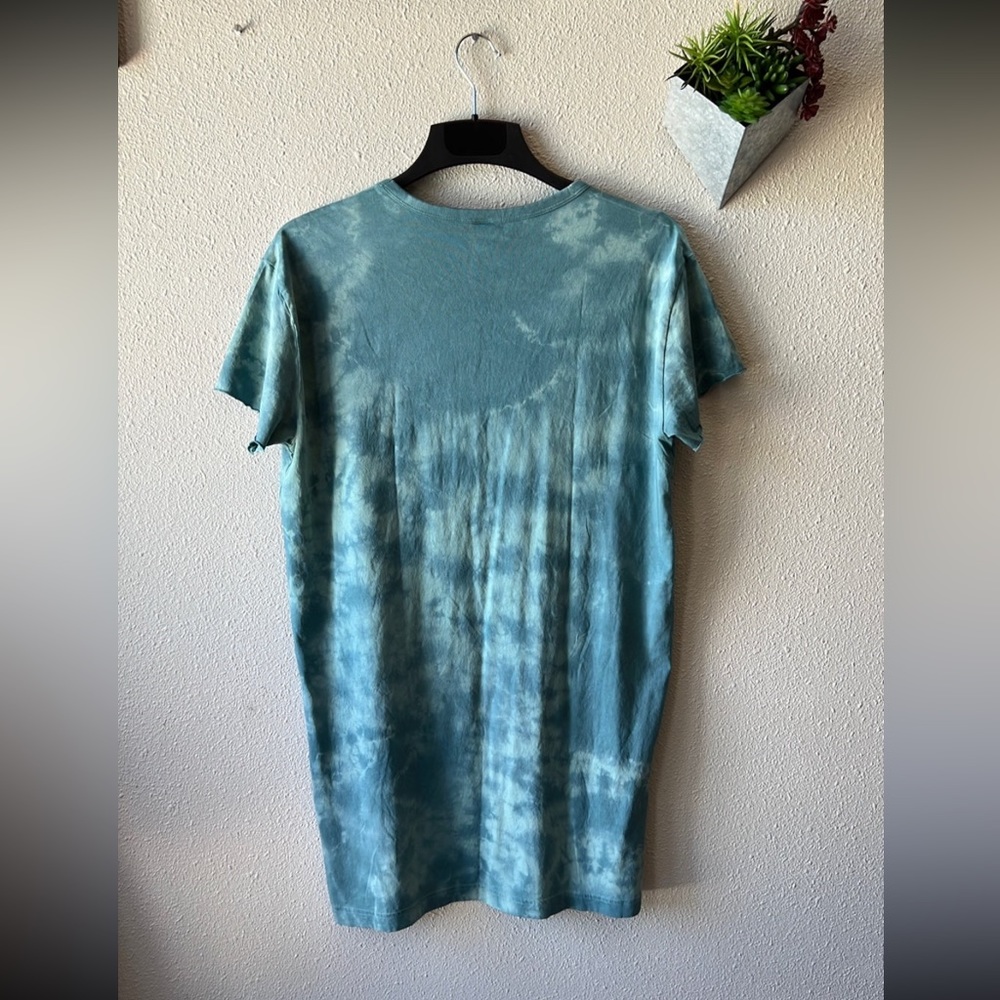 PINK Nation Blue Tie Dye Oversized T-shirt Dress Size Medium - Picture 8 of 9